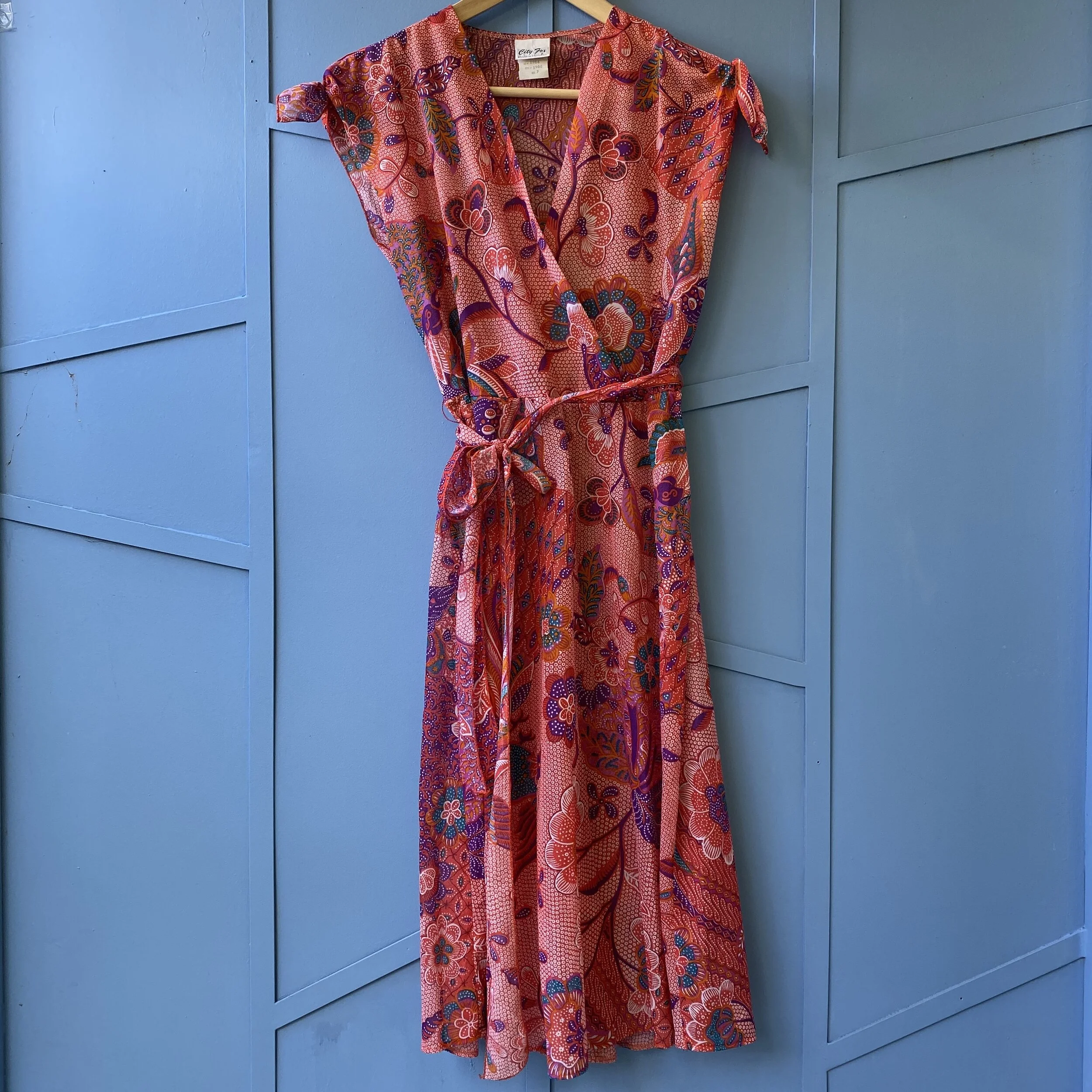 Batik Wrap Dress