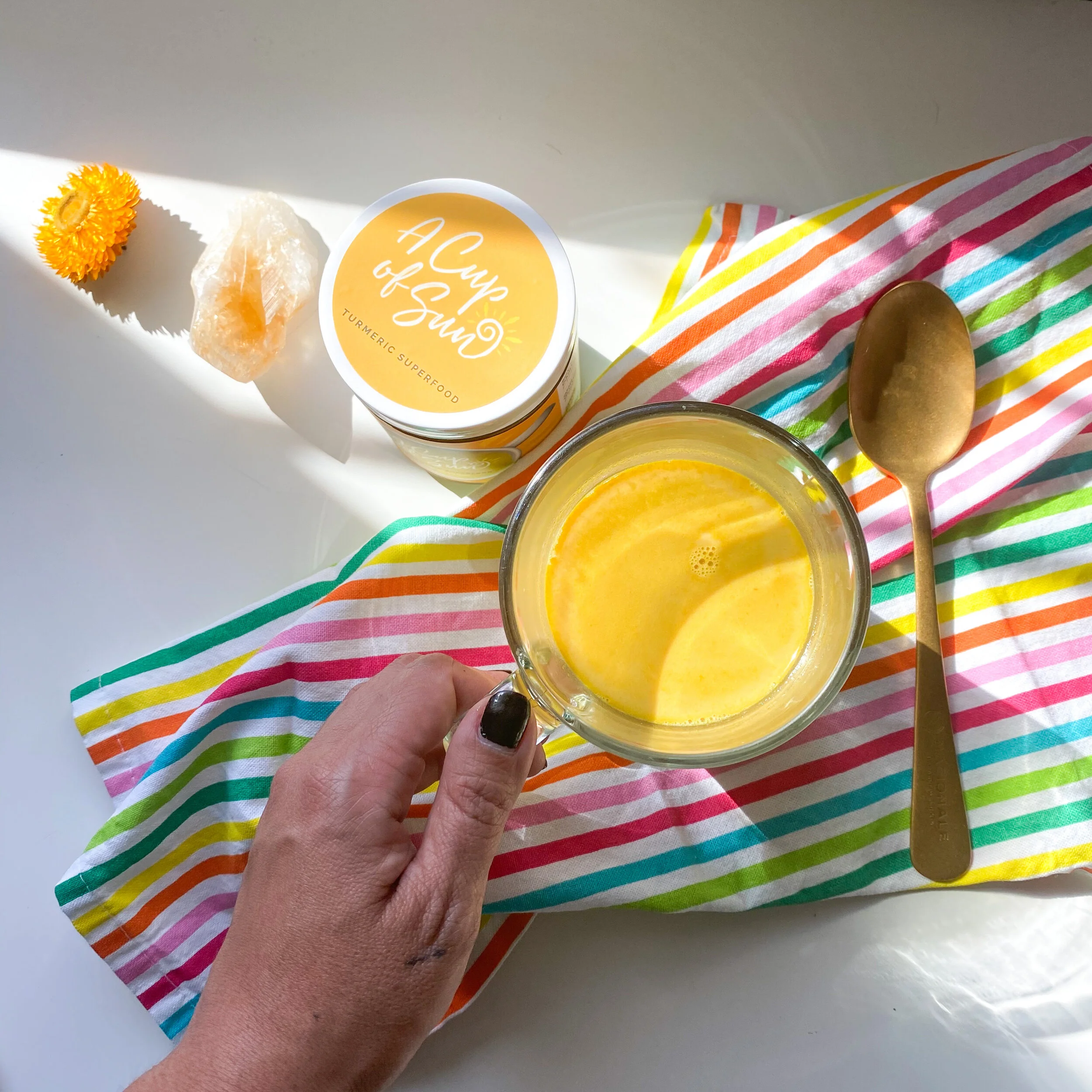 Golden Milk from A Cup of Sun