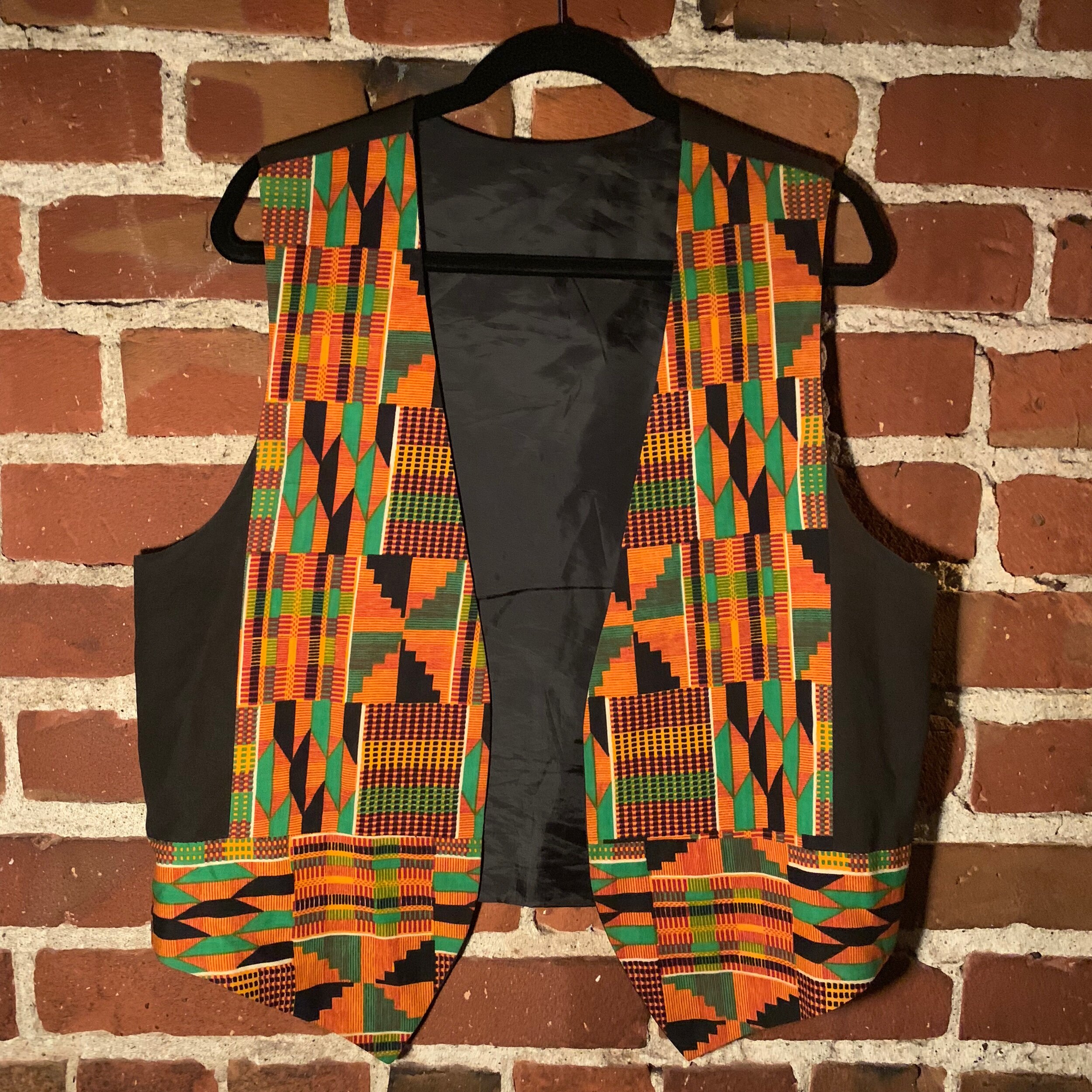 Kente Cloth Vest