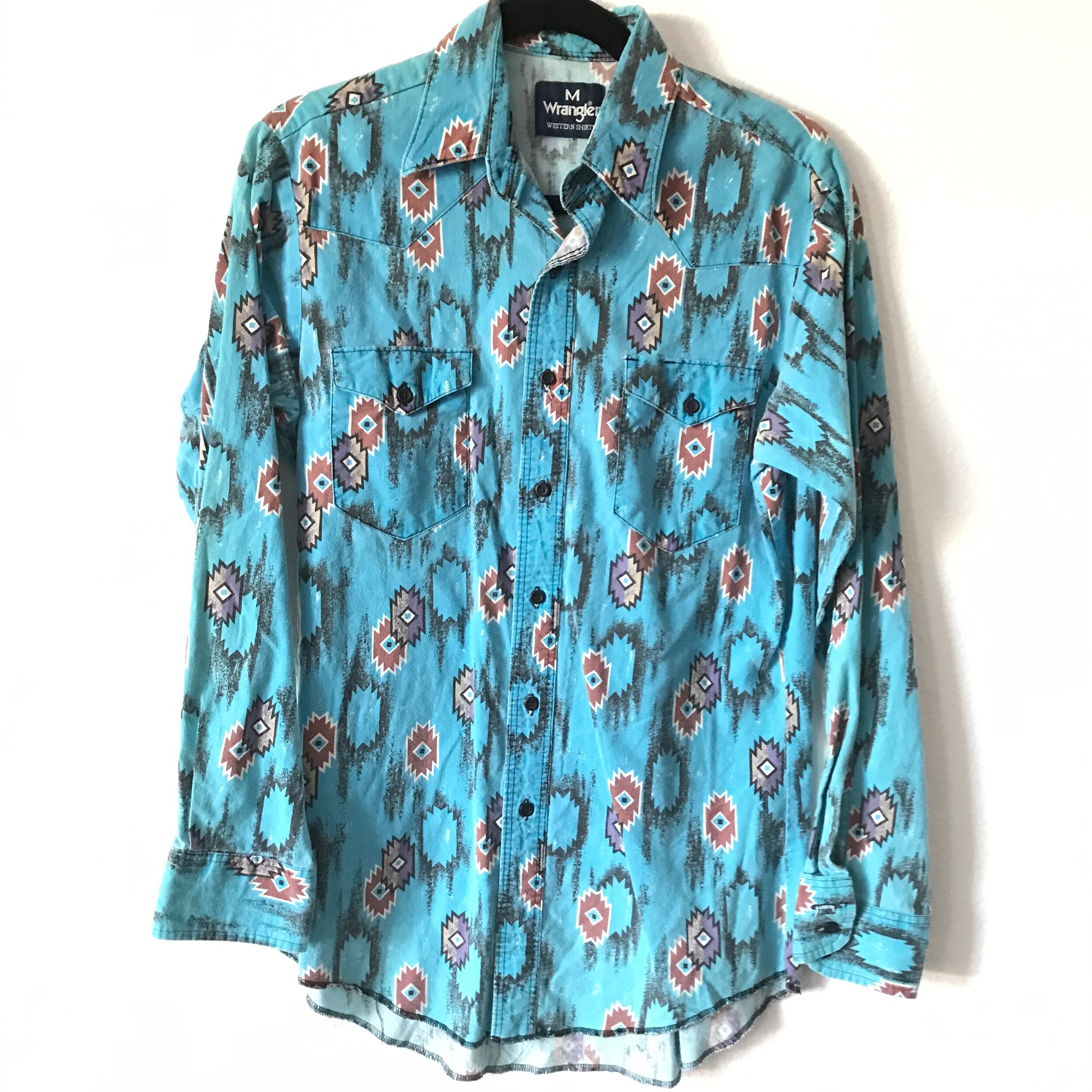 Southwestern Wrangler Button-Up Top