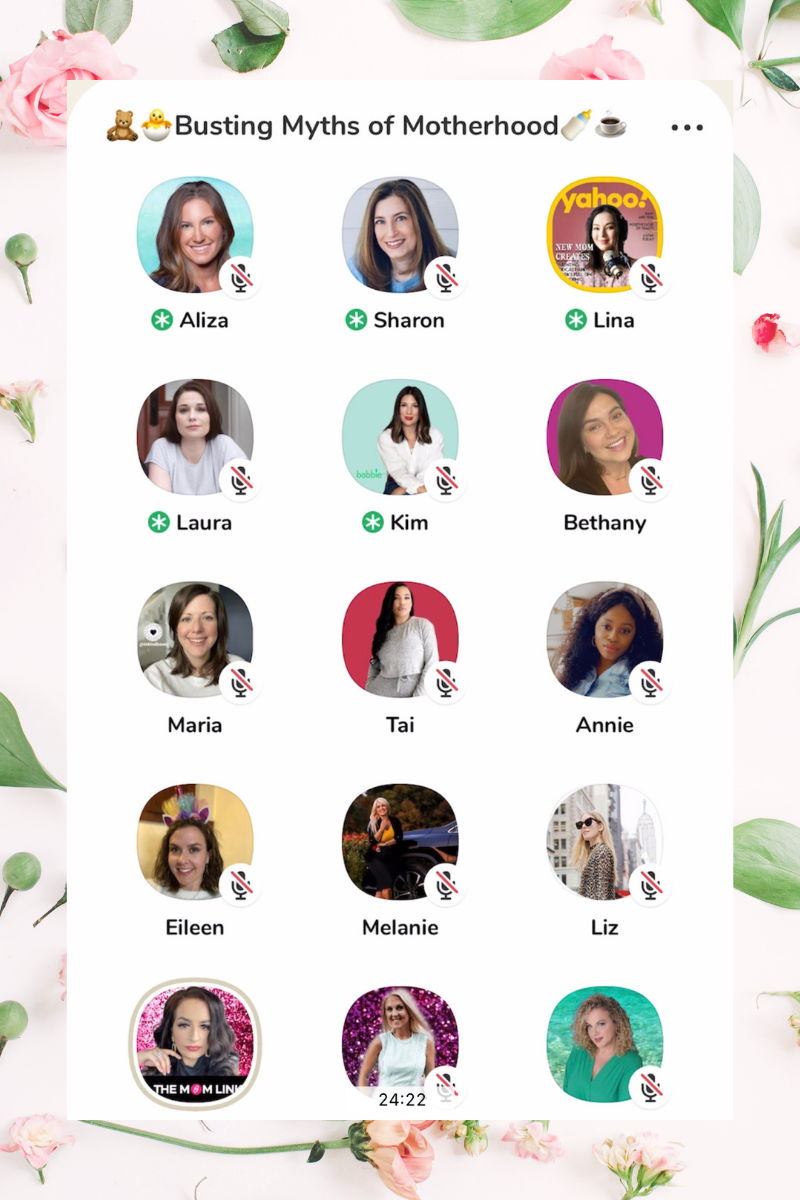 Clubhouse Chat Recap: "Busting the Myths of Motherhood"
