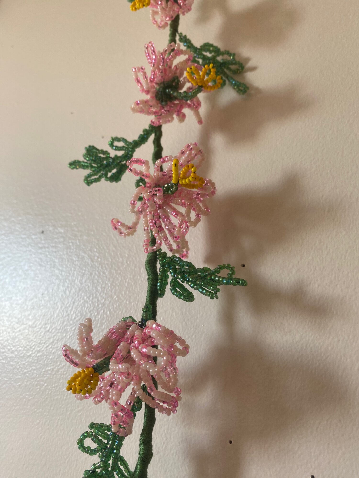Handmade Pink Petal Print Sun Catcher (Gold Collection) – Mini