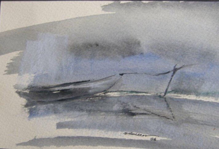 My Life- 8x10" watercolor and charcoal