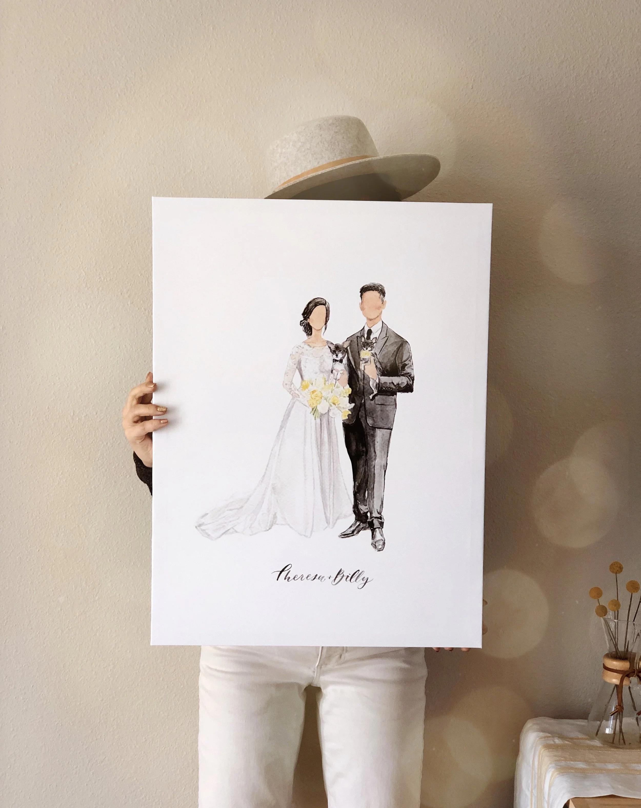 All About Custom Watercolor Portraits (FAQ)