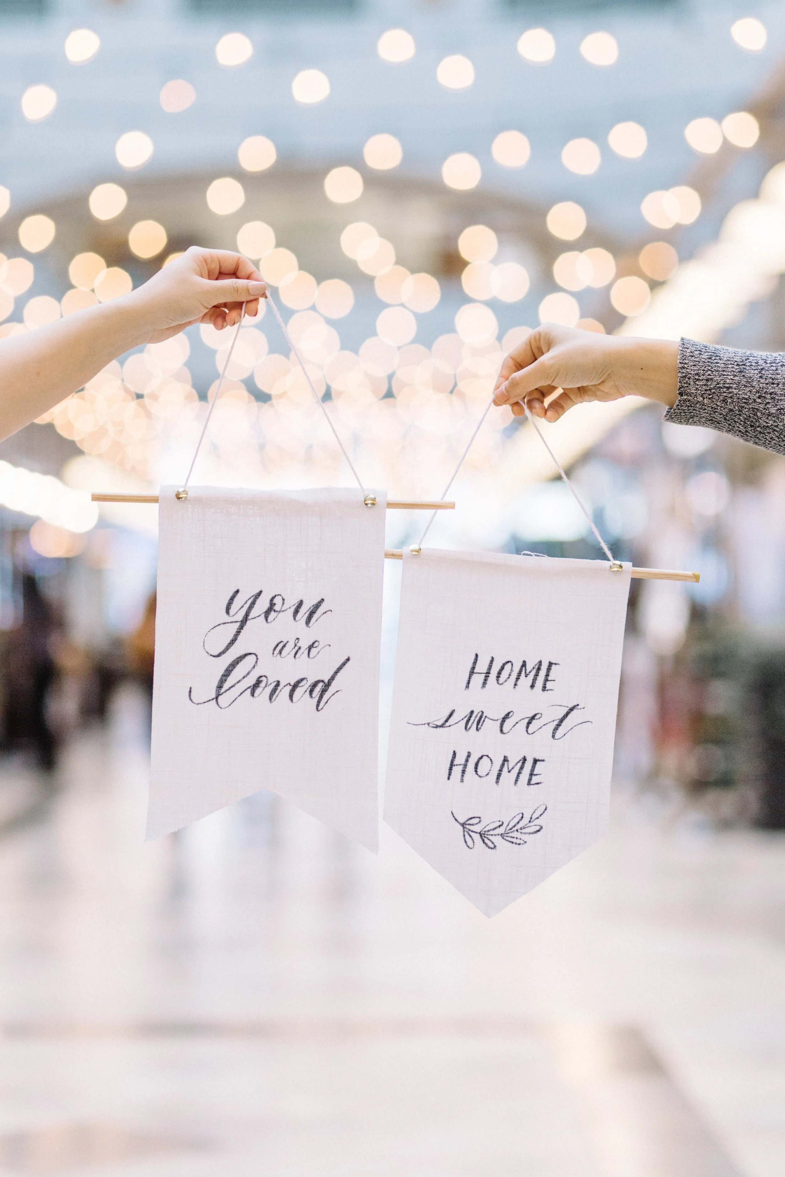 New #CLWorkshop: Brush Lettering + Linen Banner