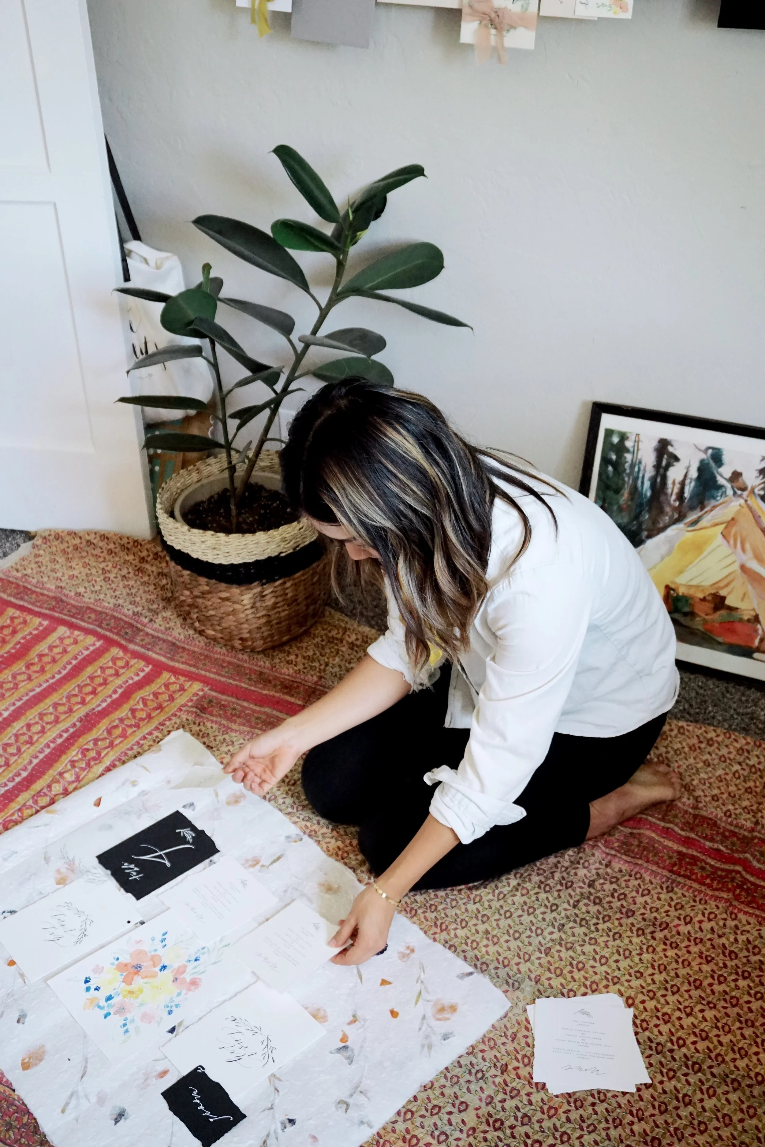 Styling Stationery Flat Lay