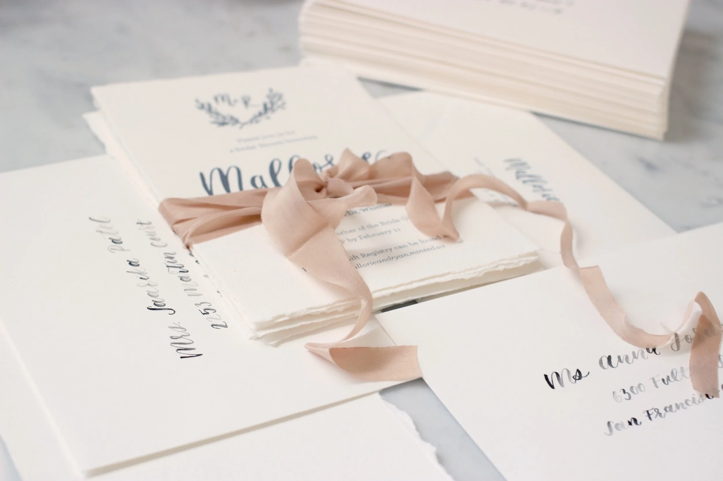 Bridal Shower Invitation for the Classic & Simple Bride