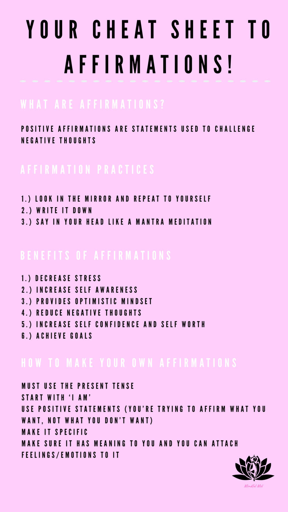 Your Guide to Affirmations (Plus 13 Examples) — Mindful Mel Your Guide to Affirmations (Plus 13 Examples) — Mindful Mel