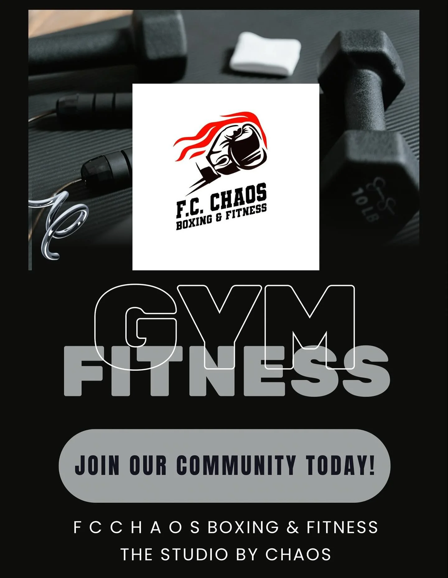 Join our community today 🔴⚪️⚫️
.
.
.
.
#fcchaos #fcchaosboxingandfitness #thestudio #thestudiobychaos #statenislandnewyork #newyorkcity #follow #share #join #community #statenislandcommunity #fitnesscommunity #lifestyle #dailyinspo #f4f #l4l #sendaf