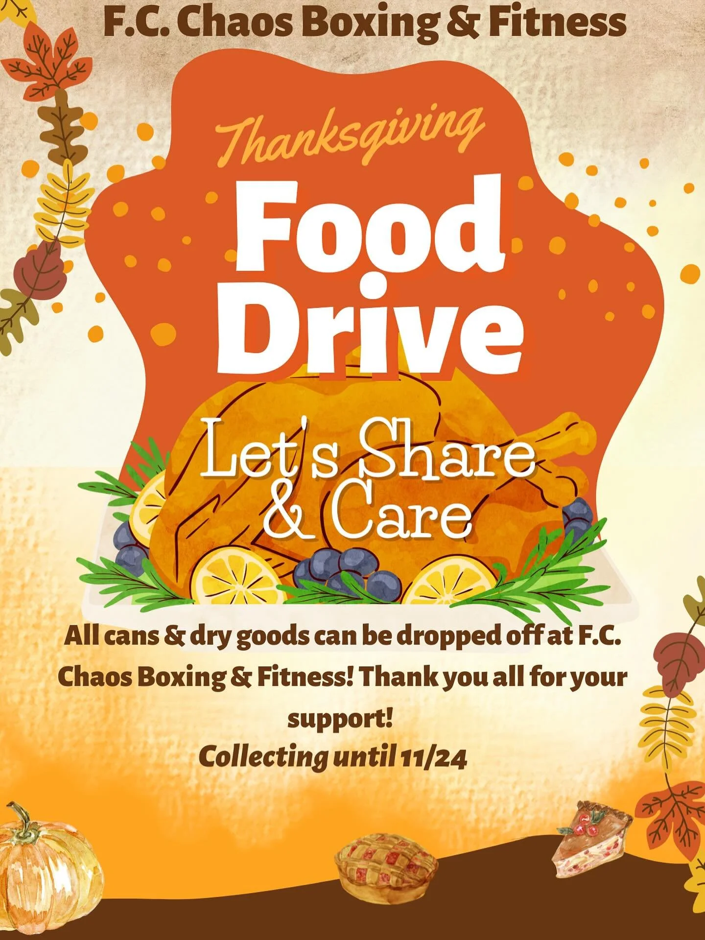 LETS DO THIS COMMUNITY!!!!!!!! 🥫🤎🦃
.
.
#statenislandfood #statenislandcommunity #statenislandnewyork #fcchaos #fcchaosboxingandfitness #donate #share #repost #follow #bringacan #getinvolved