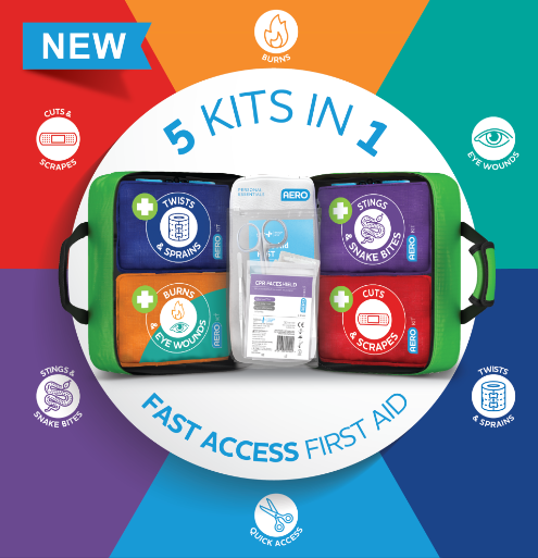 AEROKIT 3 Series Modular Mini Softpack First Aid 25 x 15 x 21.5cm