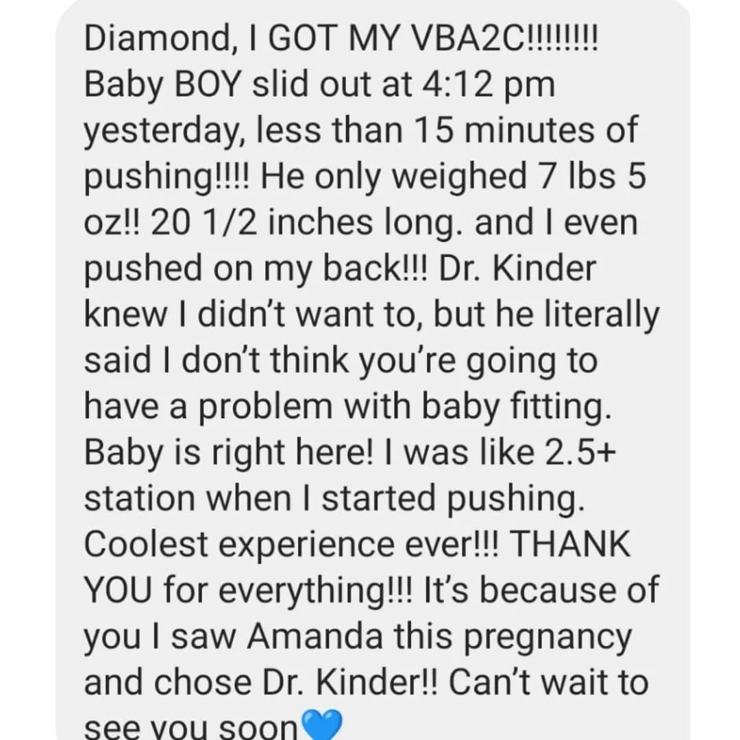 Team work makes the dream work! We helped this rockstar momma build an amazing team to support her desire to vaginally deliver after two previous c-sections. What made all the difference?
1. Mindset
2. VBAC supportive provider
3. Pelvic floor therapi