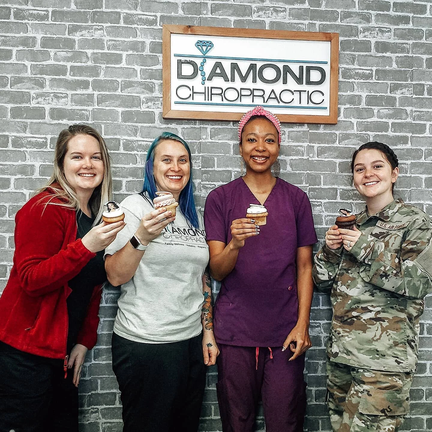 Sometimes patients make their appointments on their birthday and we try to make that day special. When asked what kind of cupcakes she wanted for her birthday She said, "diamond's face." Ask and you shall receive. Swipe --> 

Thanks @but