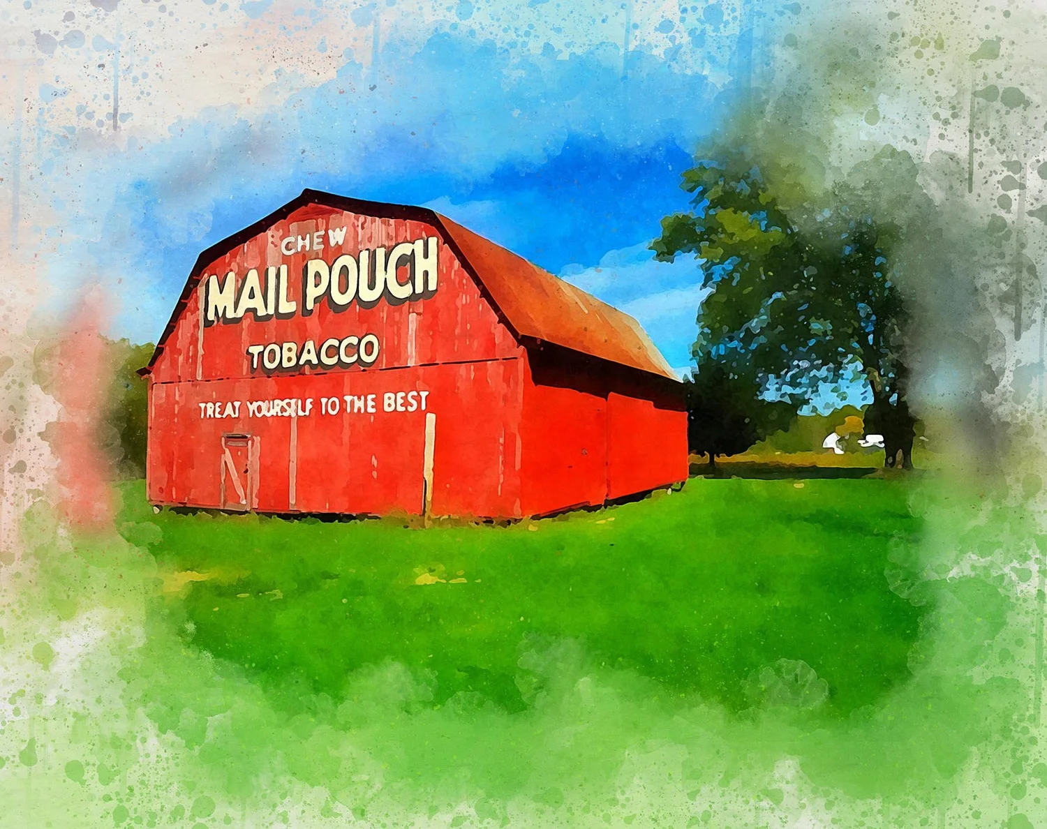 mail pouch tobacco barn painter - Das Menon - Paintings & Prints, Landscapes & Nature, Other Landscapes & Nature Harley Warrick - Wikipedia