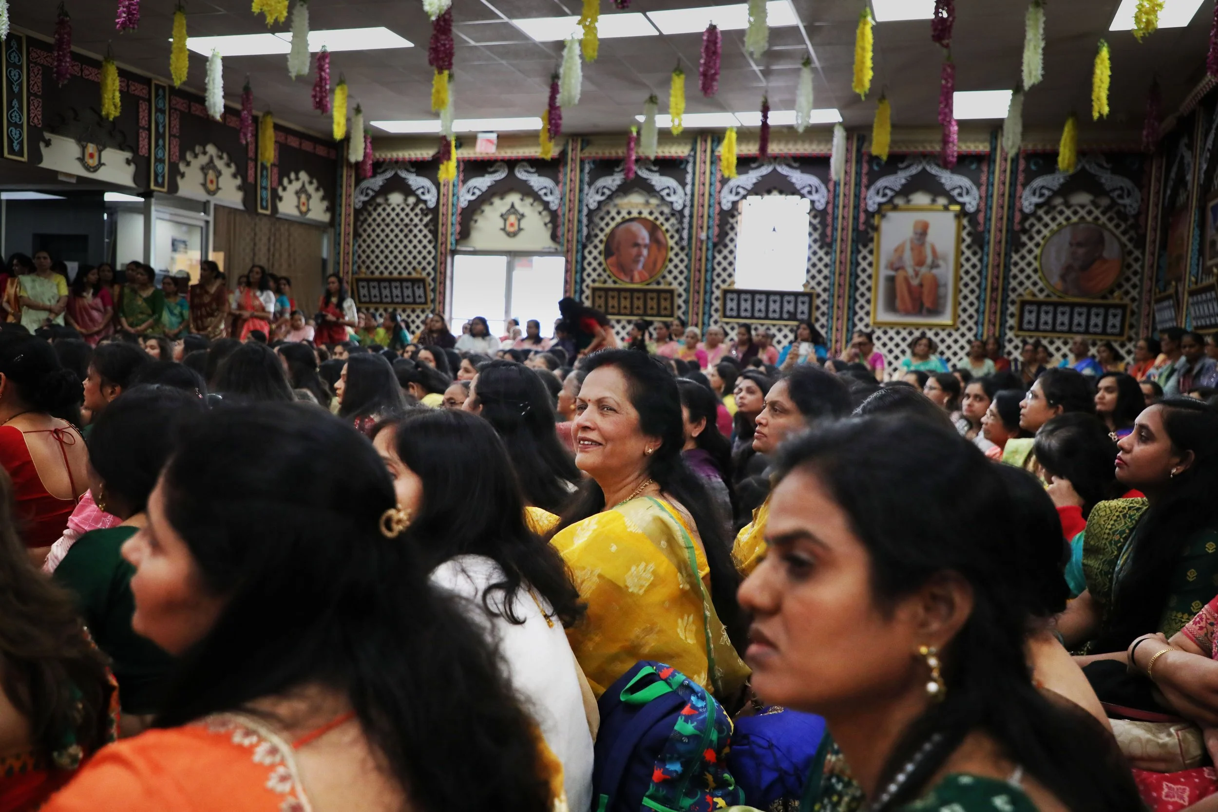  Crowds gathered to celebrate Diwali, the Hindu festival of light, on Sunday, Oct. 27, 2024 at BAPS Shri Swaminarayan Mandir in Newport News. Attendees said the holiday is about honoring the gods, starting the new year and spending time with family. 