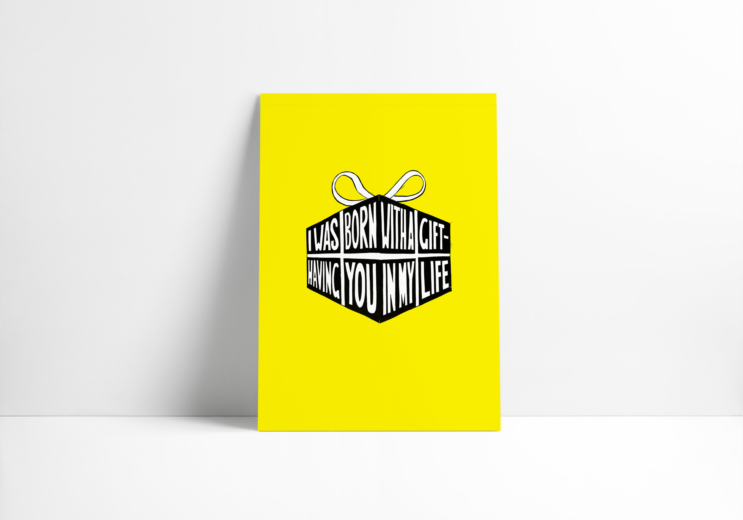 NEW! I Was Born With A Gift - Print