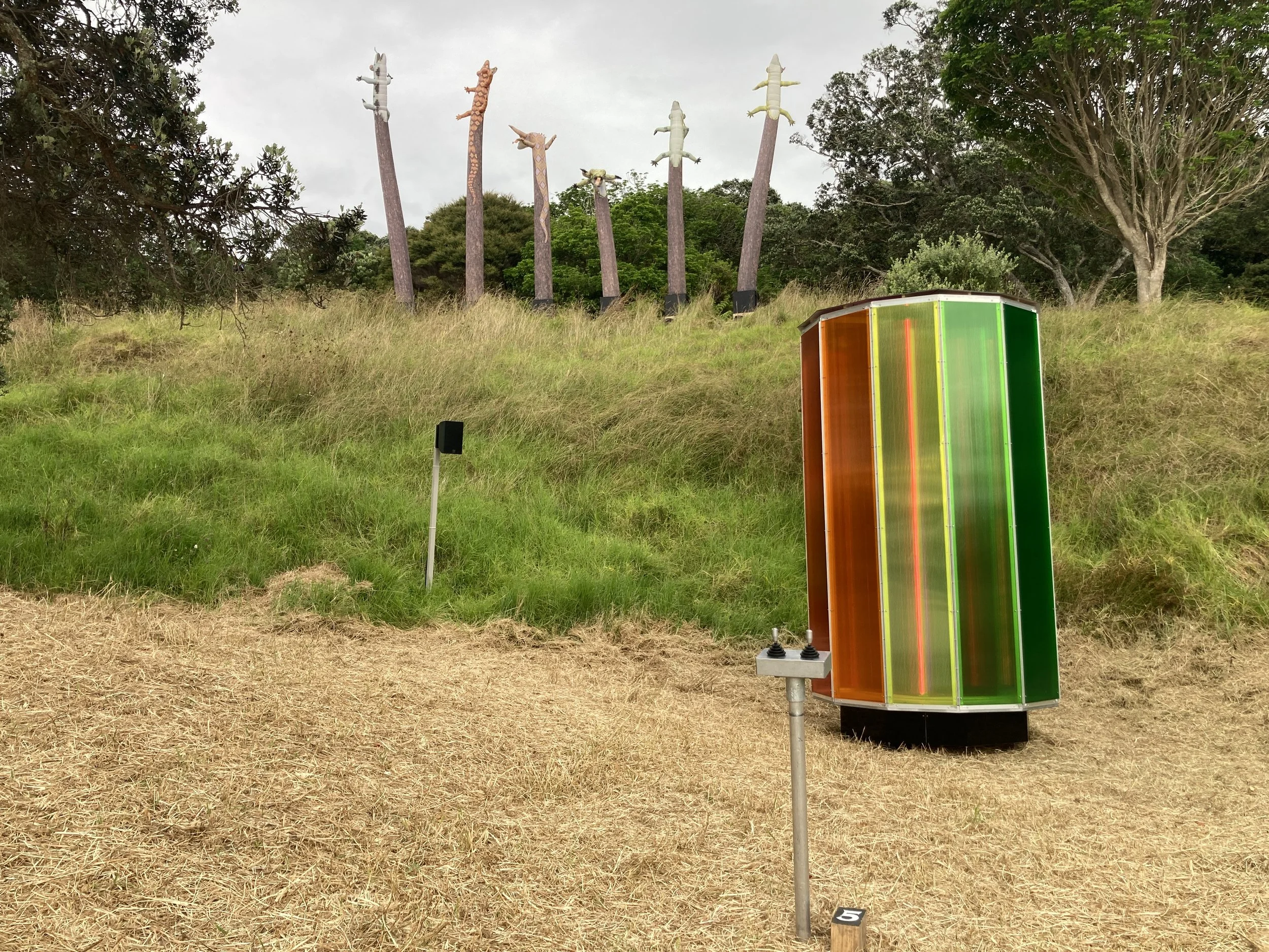  Matt Liggins and Angus Muir sculpture at Splore Festival  