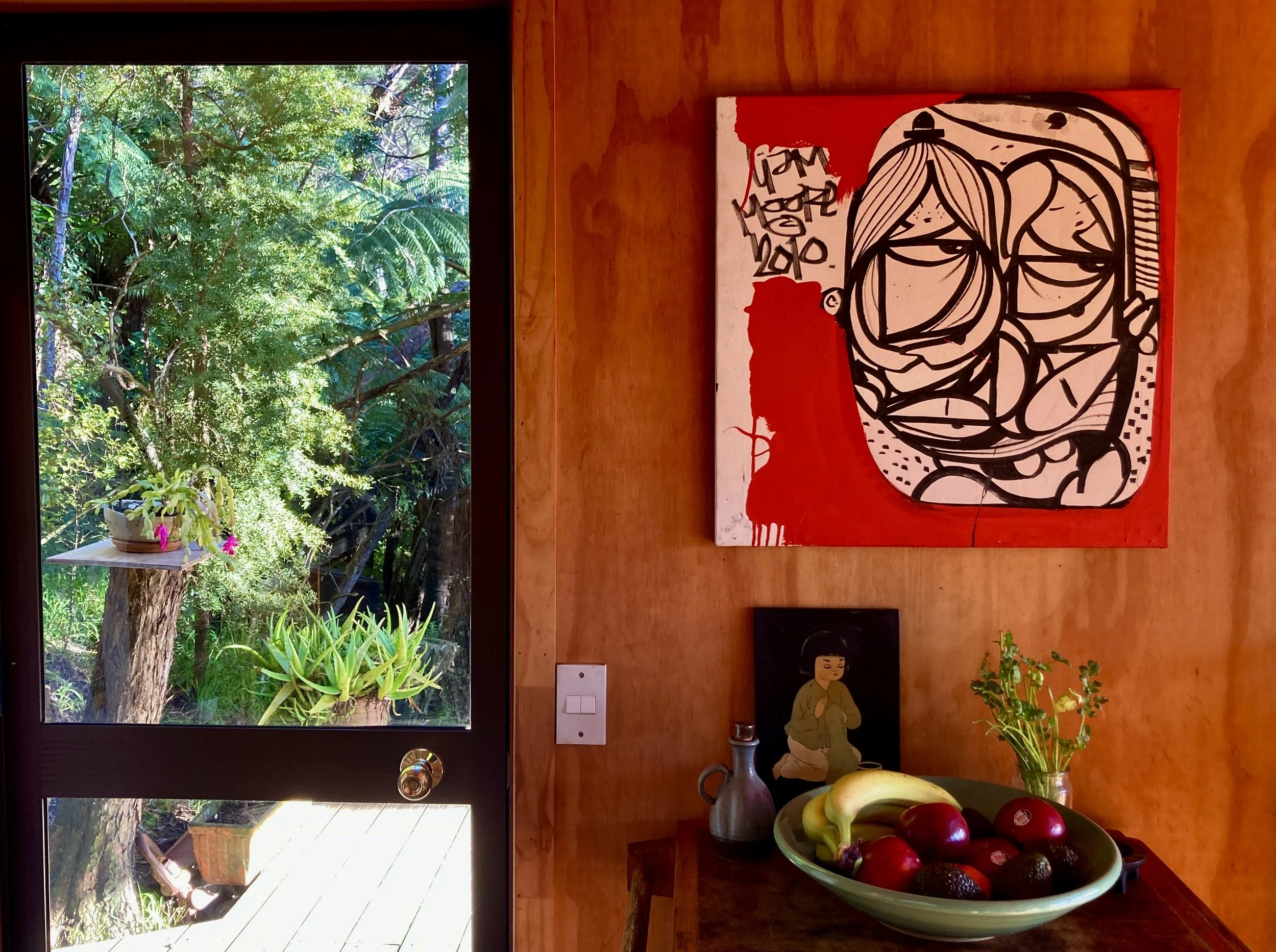  Liam Moore artwork in home interior  