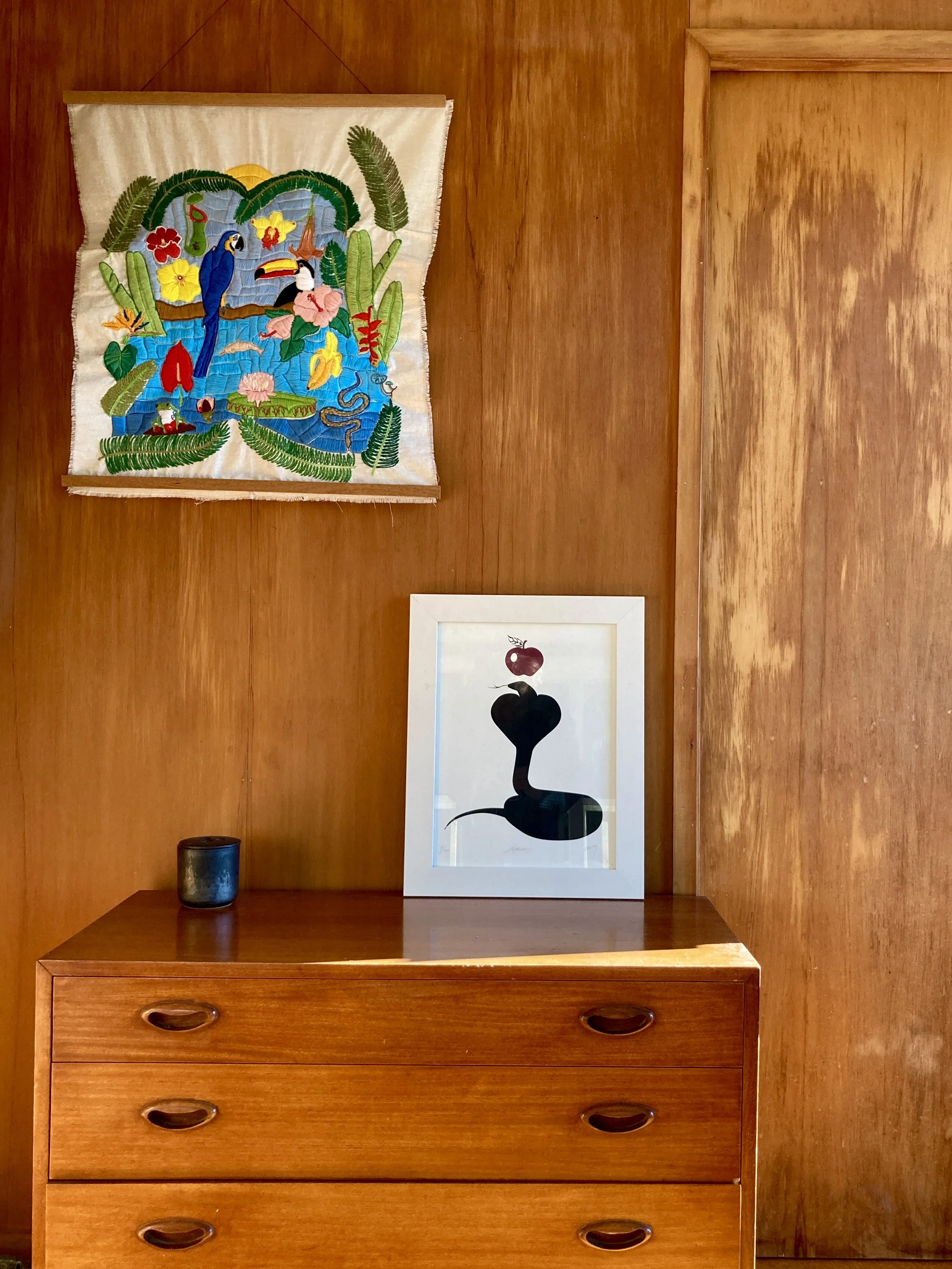  Stina Svensson and Enforce One artworks in home interior  