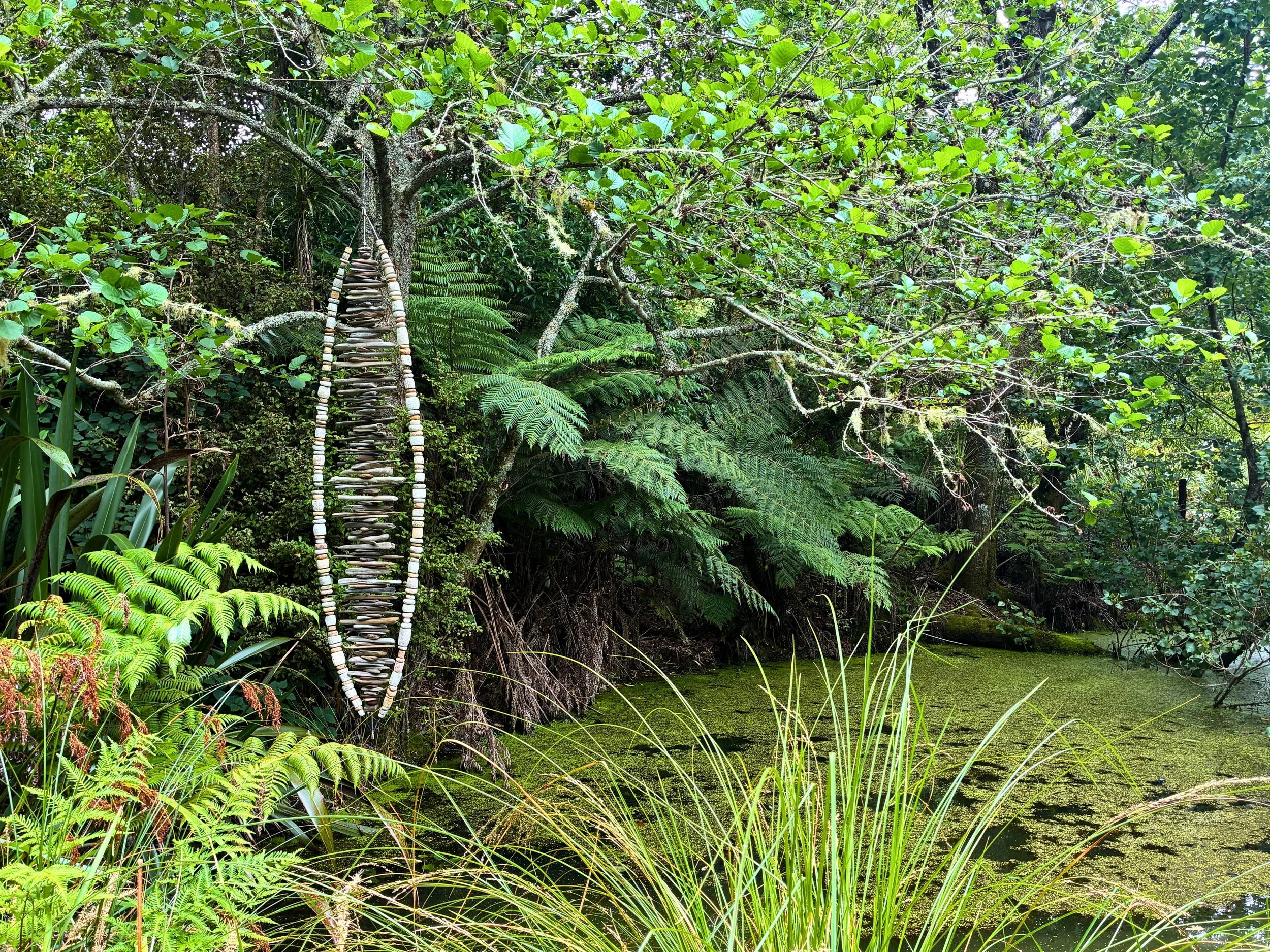  Carolyn Lye sculpture at Kaipara Coast Sculpture Gardens&nbsp; 