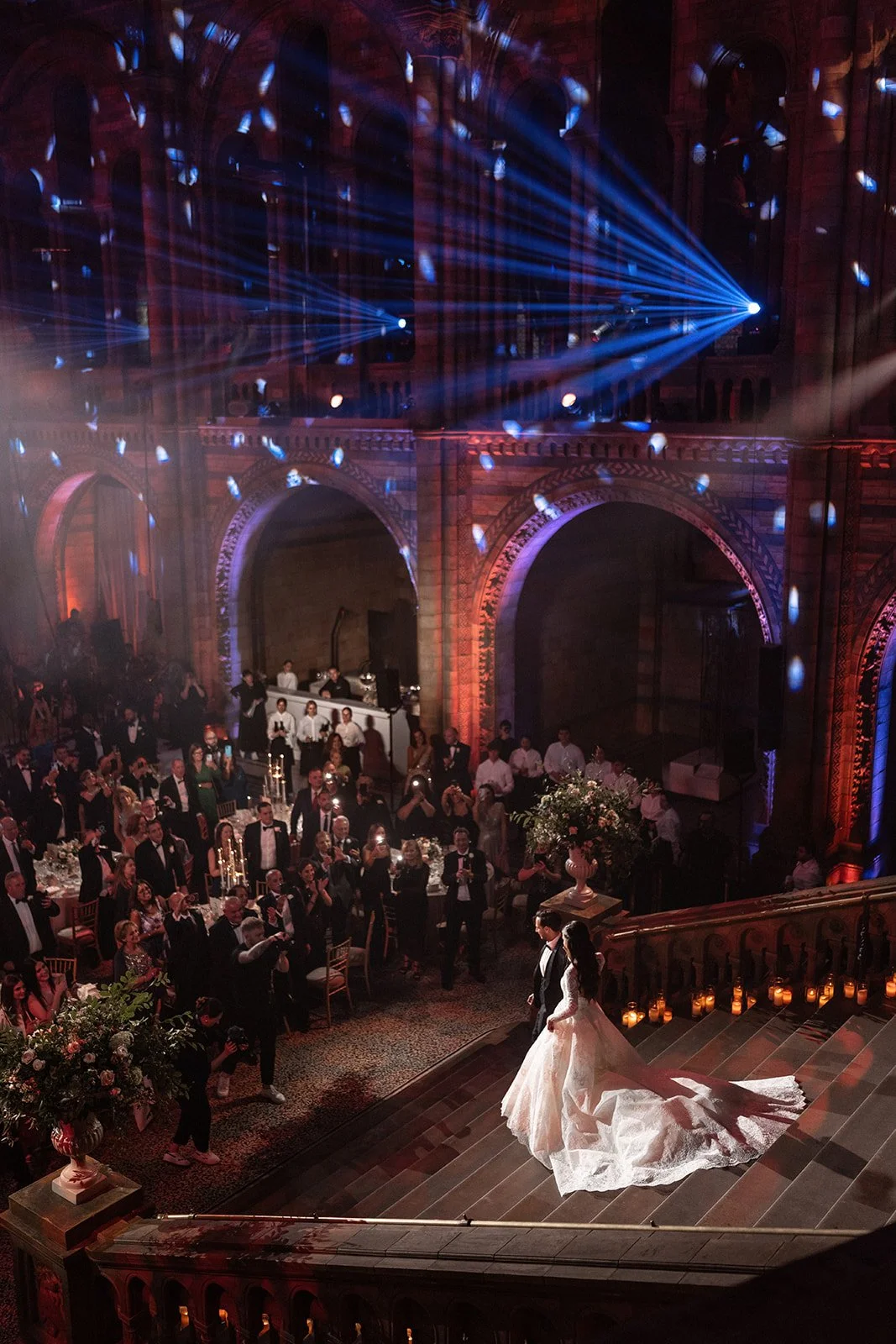 Wedding at the Natural History Museum - Dance Floor in Hintze Hall 