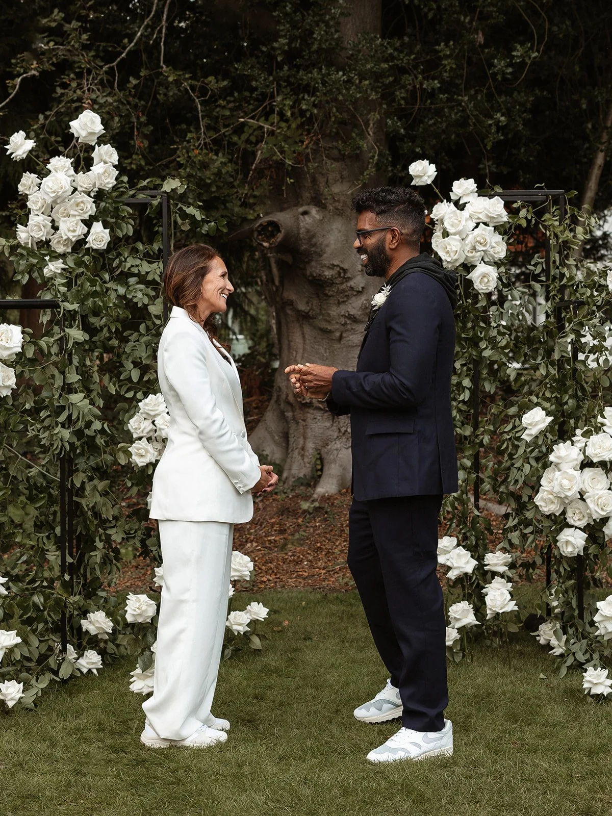 Romesh Ranganathan and Leesa Vow Renewal followed by a summer marquee party.