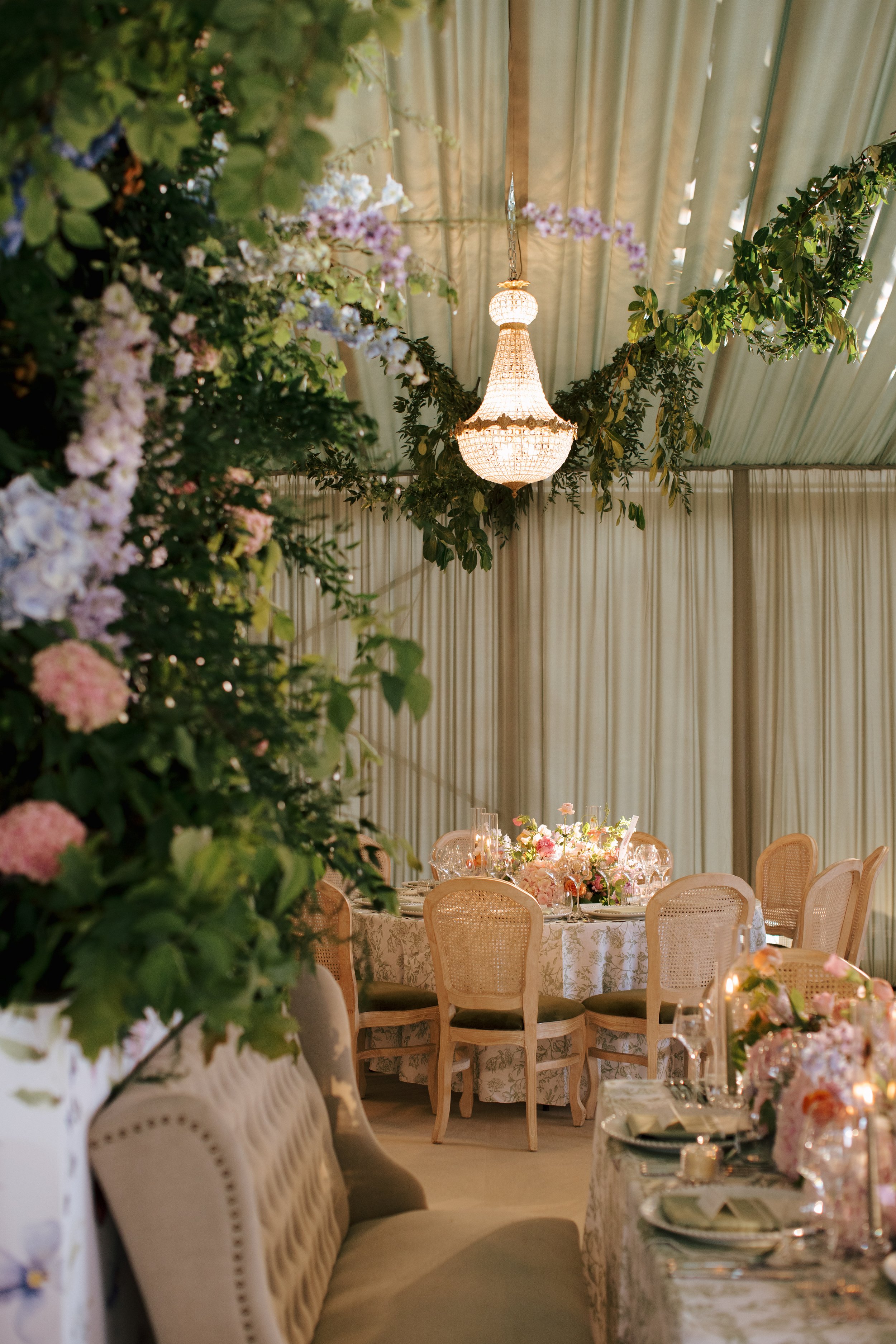 marquee at home in Surrey