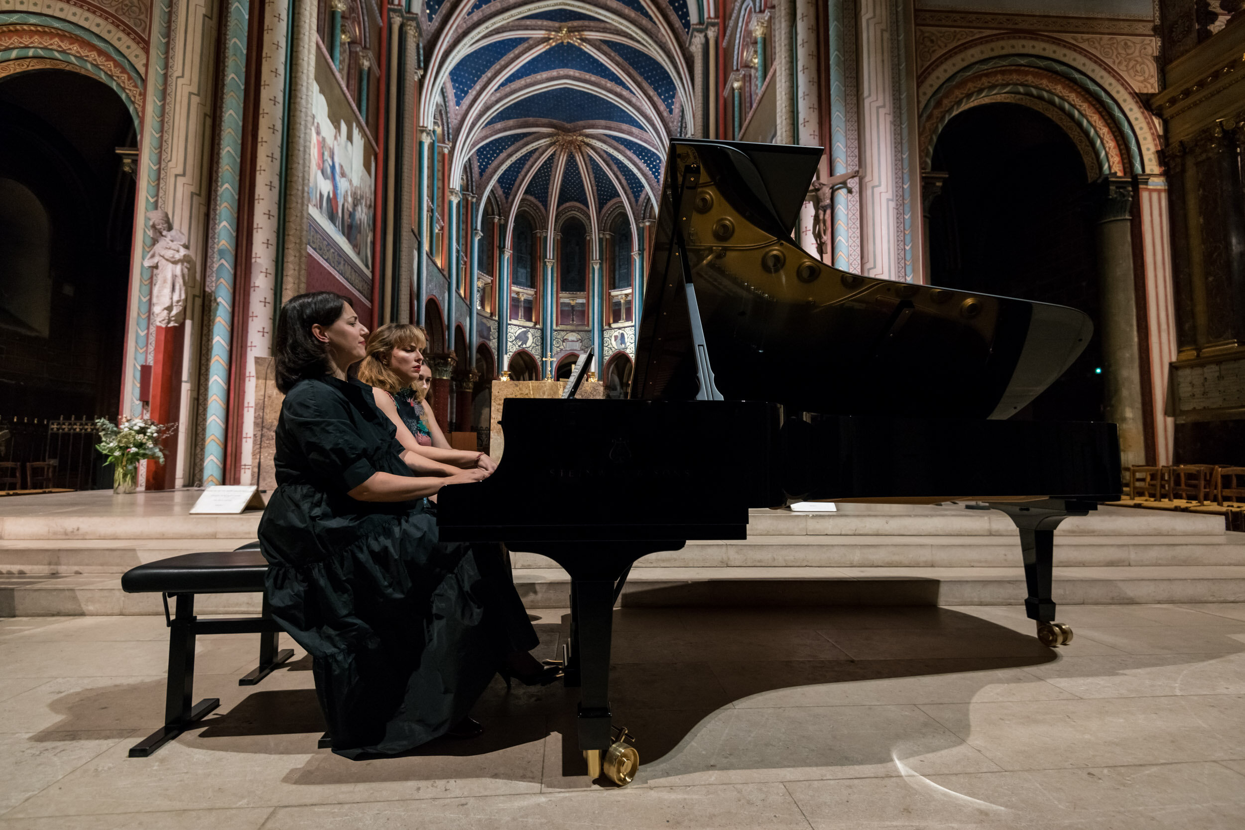 Lidija et Sanja Bizjak  à l'Église Saint-Germain-des-Prés