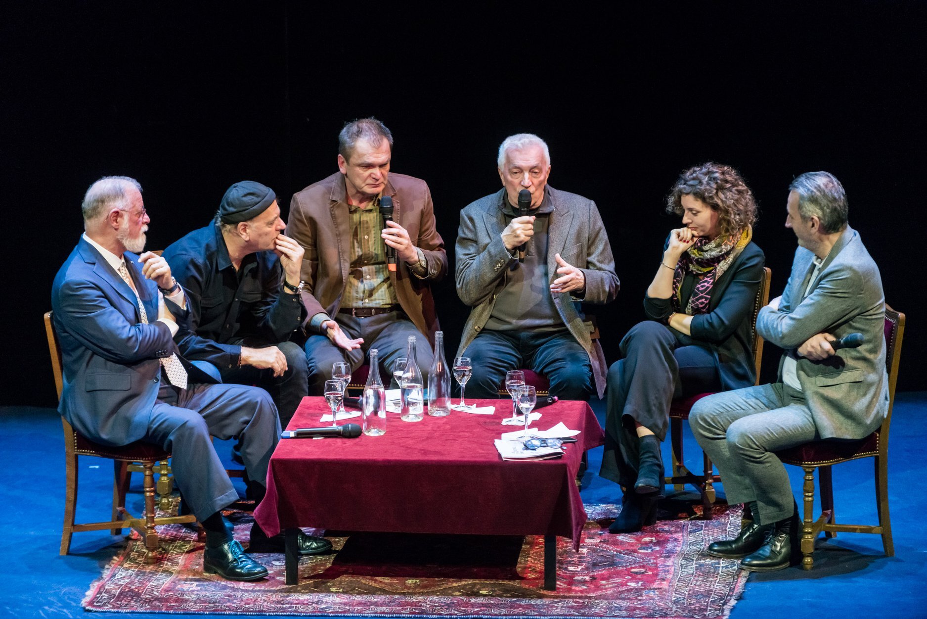 Soirée de clôture au théâtre de l'Odéon avec  avec Mila Turajlić, Enki Bilal, Alberto Manguel et Goran Petrović