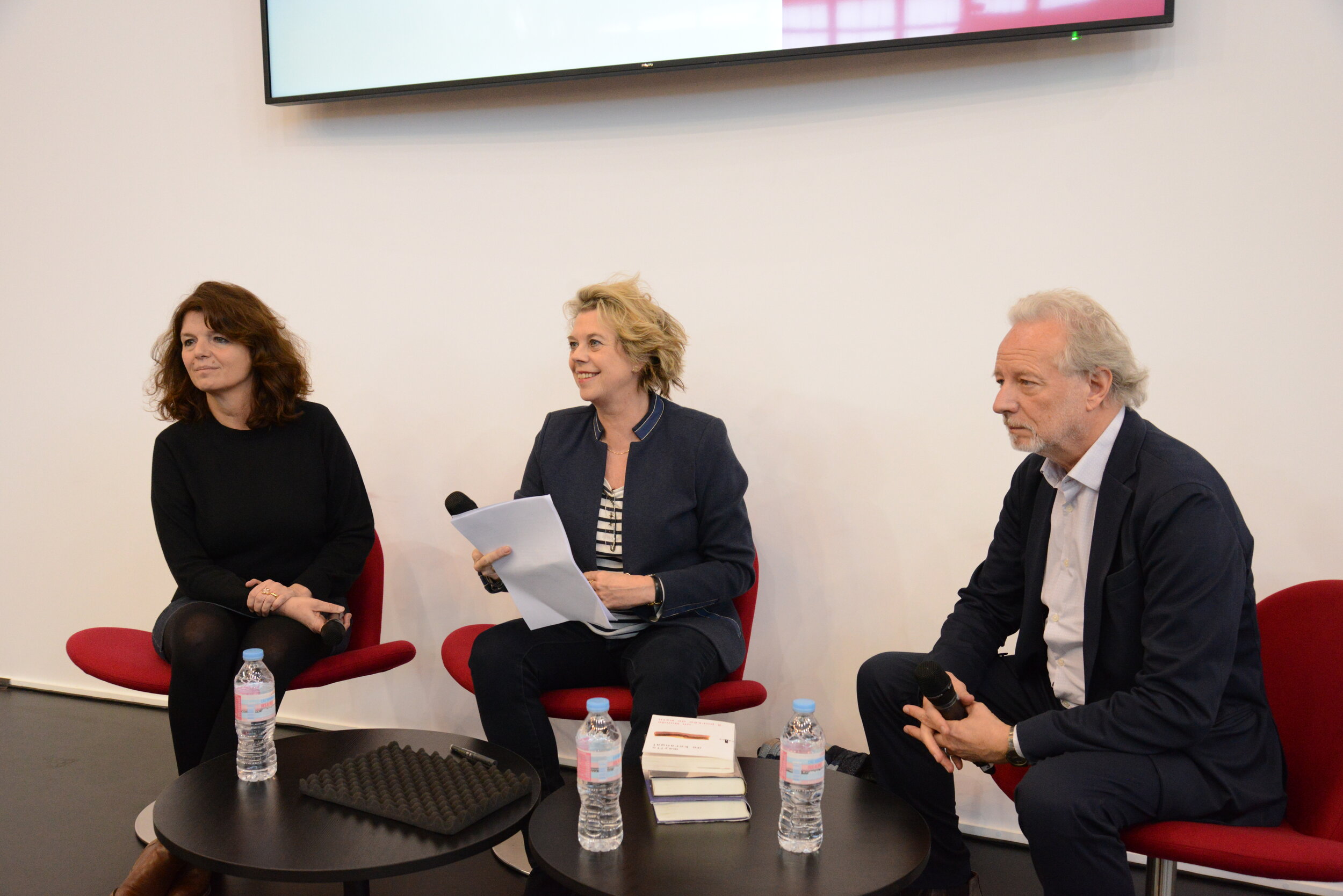 Maylis de Kerangal, Stefan Hertmans, et Margot Dijkgraaf