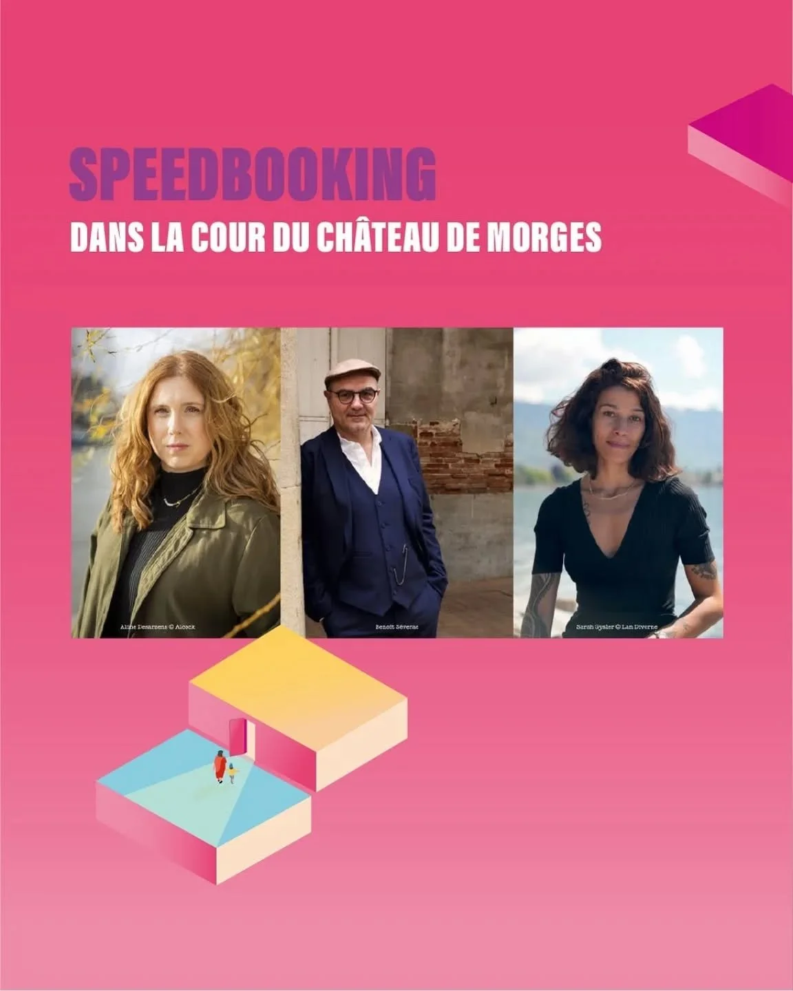 Repost &bull; @lelivresurlesquais Le Speedbooking continue pour sa 4&egrave;me ann&eacute;e cons&eacute;cutive et s&rsquo;installe dans un nouveau lieu !
📍 La cour du Ch&acirc;teau de Morges 
🗓️ Samedi 6 septembre 2025
🕑 10h45

L&rsquo;occasion pr