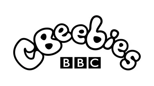 The word 'CBeebies' in stylized text above the BBC logo.