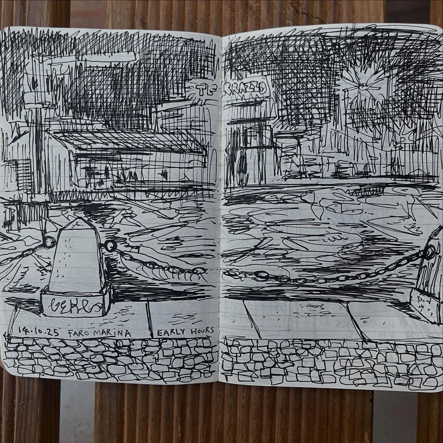 Yesterday&rsquo;s drawings. Faro