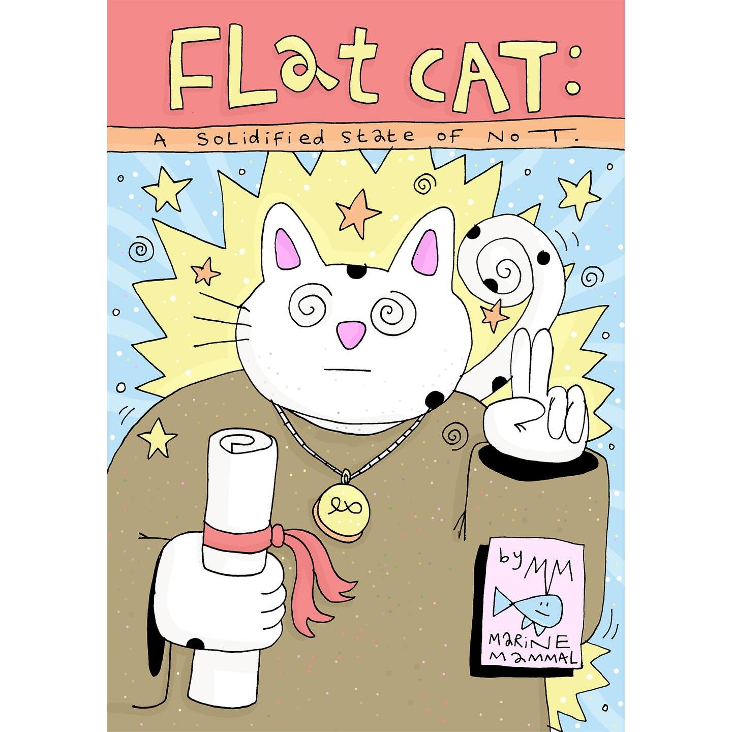Here&rsquo;s a sequel that no one asked for: The second instalment in my Flat Cat comic-book series is nearly completed 😽✍️🐳 &hellip; and coming soon to somewhere that may or may not be near you 👍 &hellip; it&rsquo;s another 80pages of unfiltered,