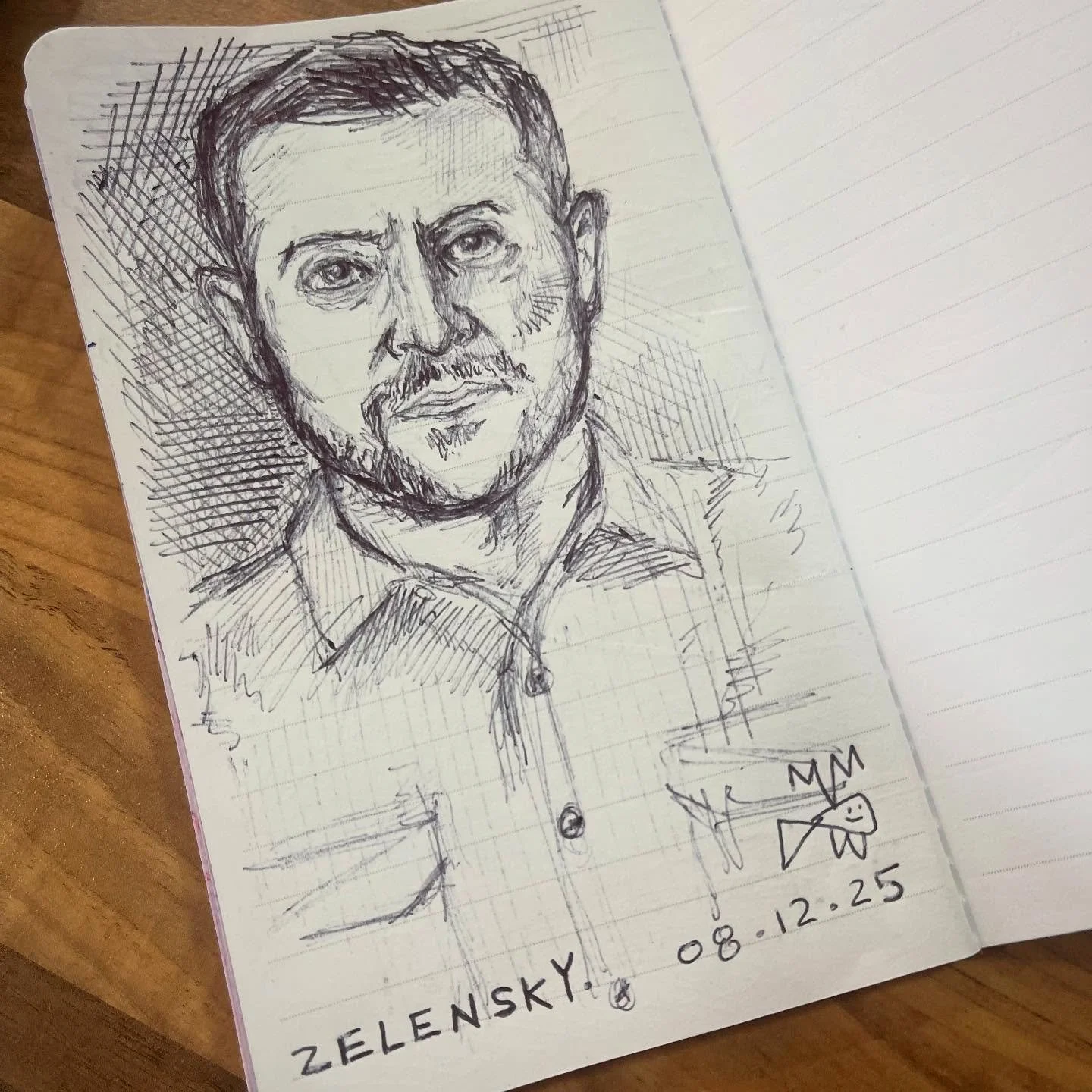 Zelensky biro sketch