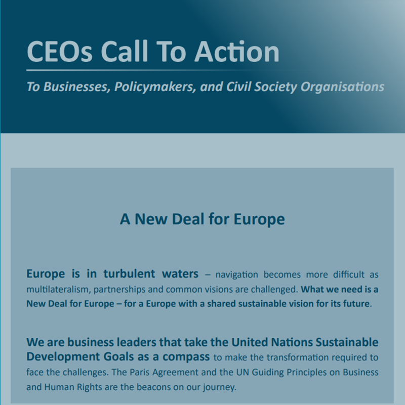 2019: CEOs Call to Action 