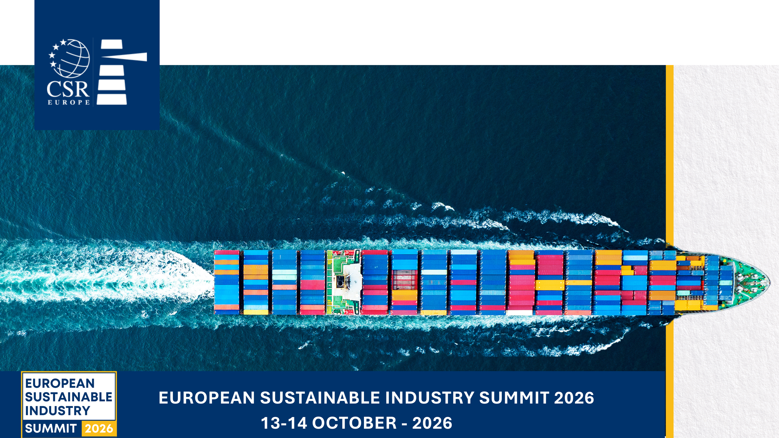 EUROPEAN SUSTAINABLE INDUSTRY 2026 - Turning Sustainability Into Business Value