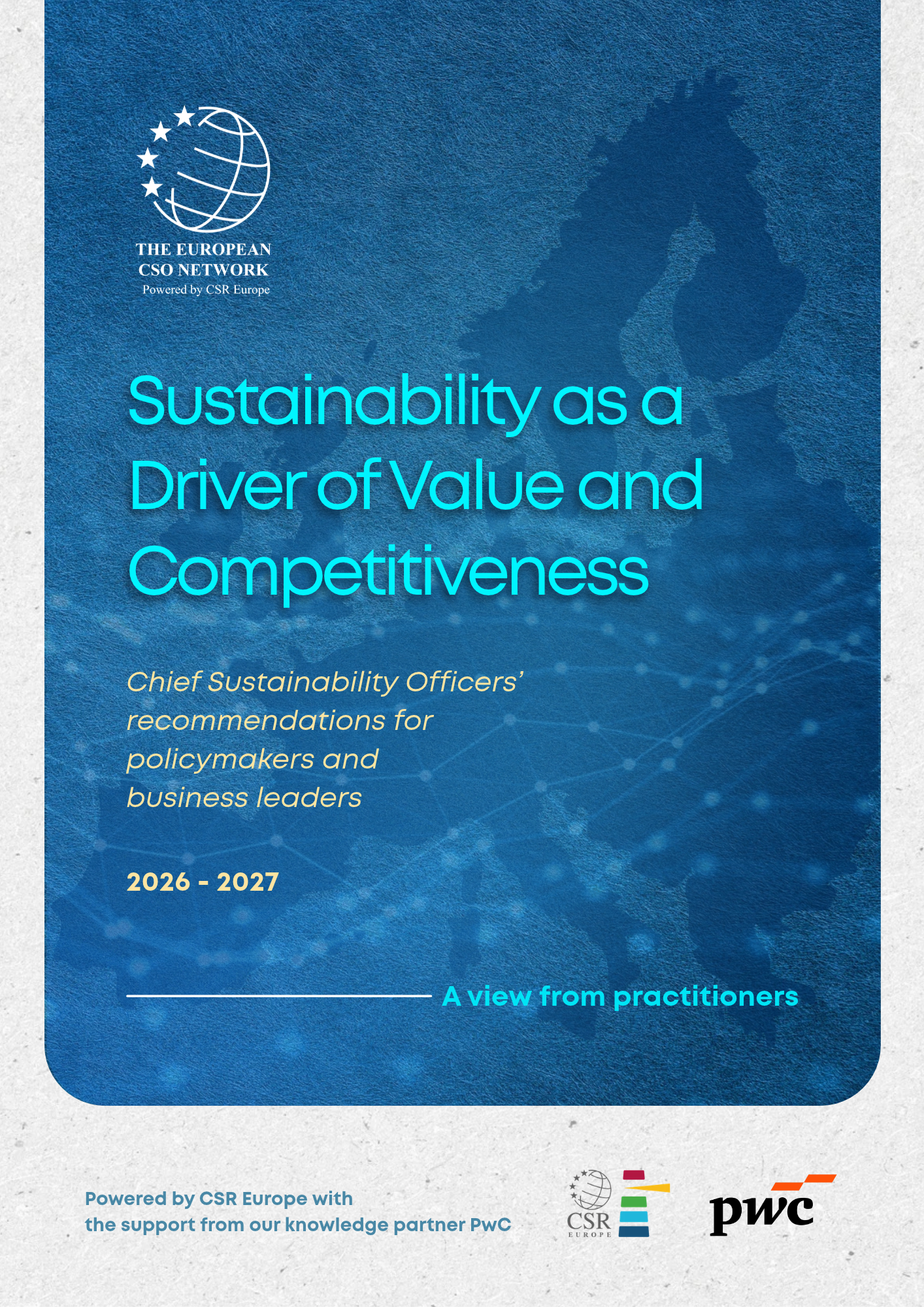 Sustainability as a Driver of Value and Competitiveness: : A view from practitioners