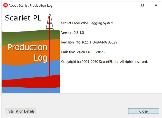 Production Logging Software — Scarlet PL