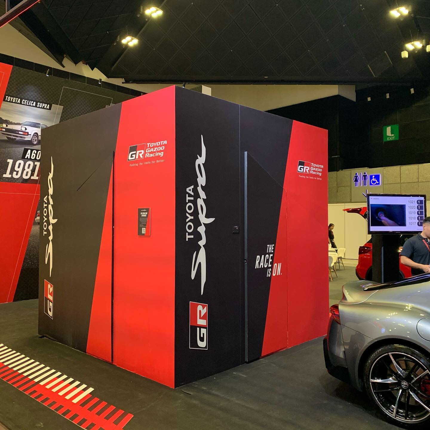 Great to see our work at the Singapore Motorshow. The Infinicube. A full 360 experience of the new Toyota Supra