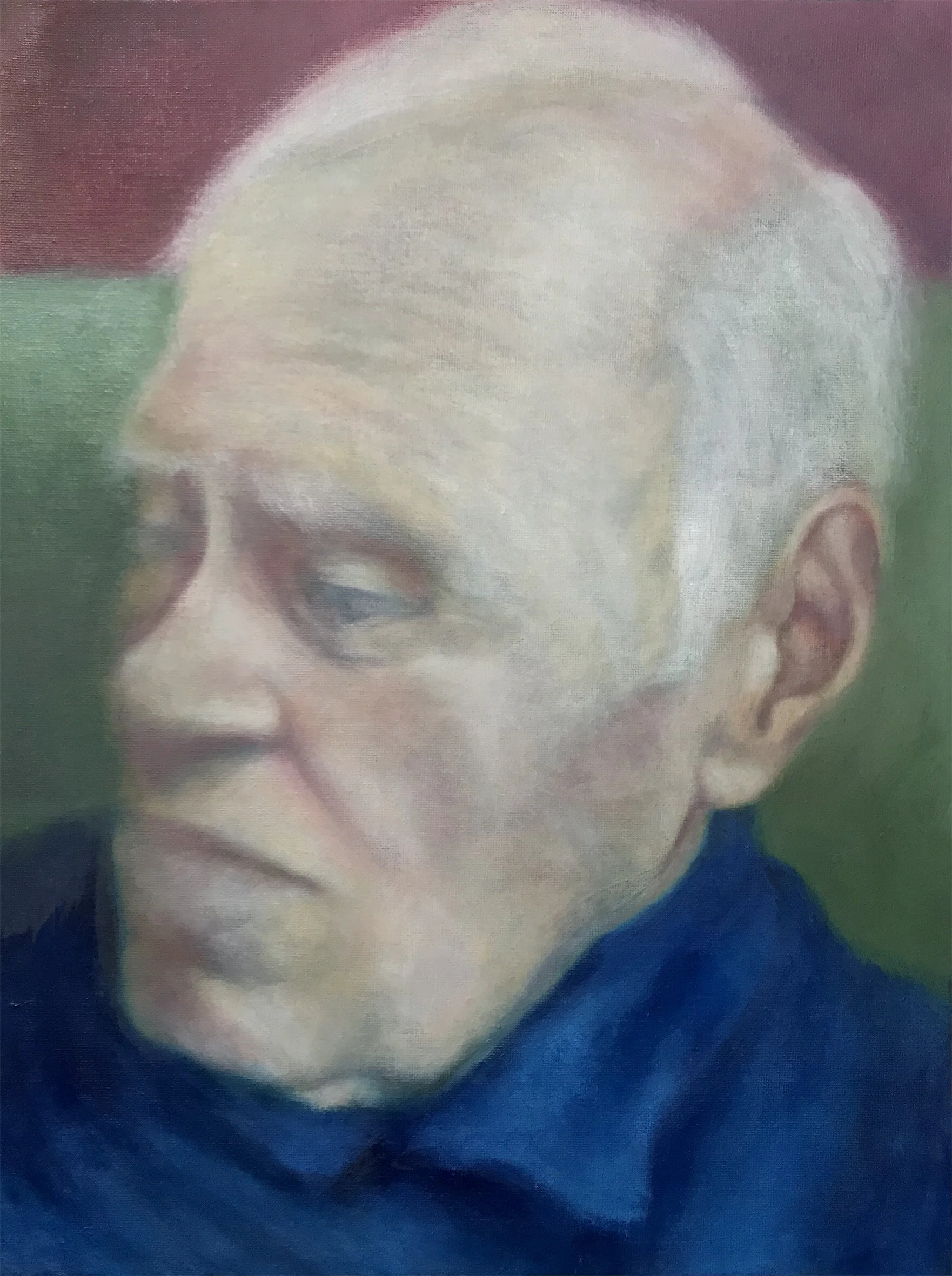 16x12in, oil on board