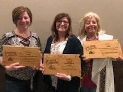 Pictured: Loree Gaikowski: Director of Wessington Springs Area Chamber and Development, Anita Holan: Director of Kimball Development Corporation, Rita Anderson: Director of De Smet Development Corporation