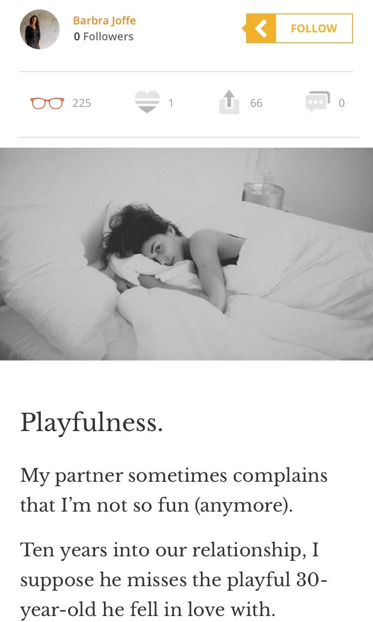 Playfulness in Relationship 
