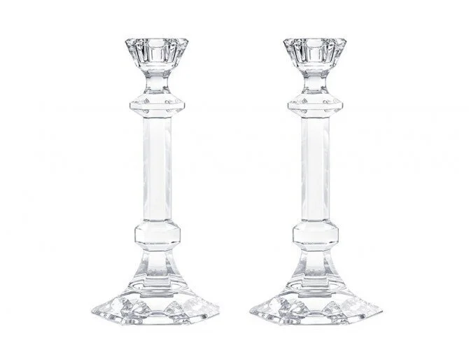 Jardy Lg Candlesticks set of 2 St Louis Crystal