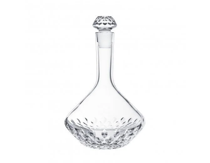 Folia Wine Decanter St Louis Crystal