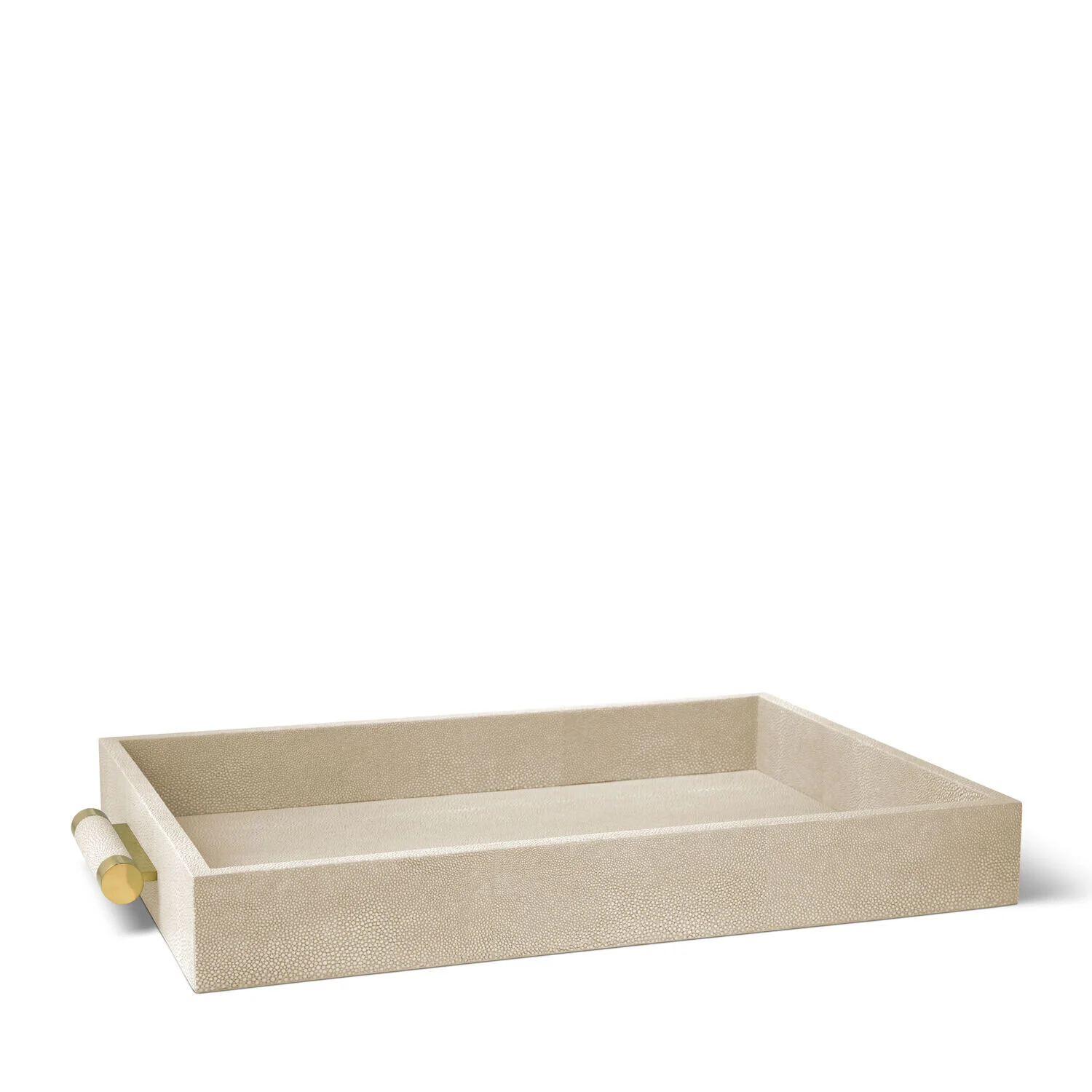 Classic Shagreen Serving Tray Wheat Aerin