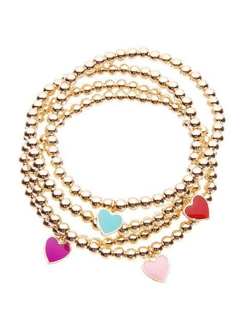 Candy Heart Charm Bracelets by Gibson Collective