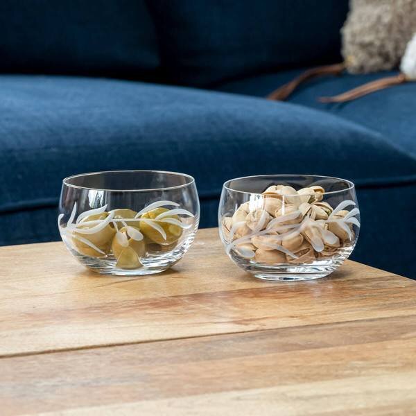 Clear Glass Bowl with Lid Set of 12 | Crate & Barrel