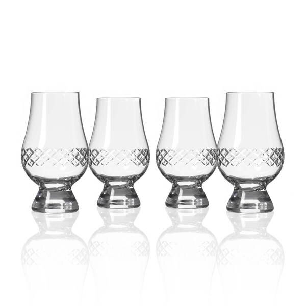Diamond 6.75oz Scotch Glencairn, Set of 4 By Rolf Glass