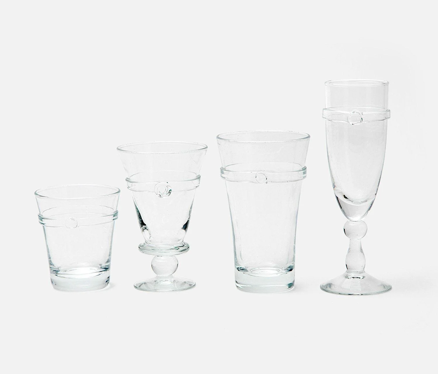 Charlotte Glassware By Blue Pheasant